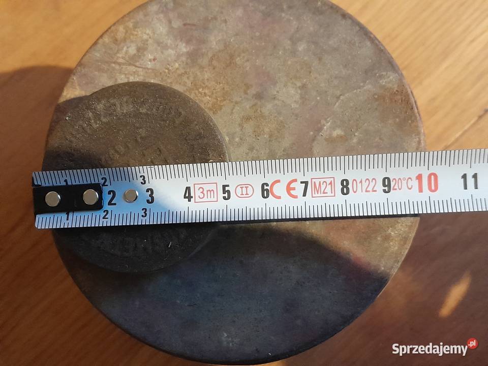 Dwa stare metalowe pudełeczka pudełko z PRL Dąbrowa Górnicza