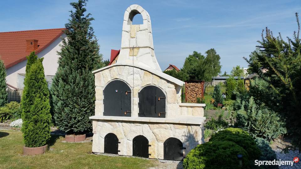 wędzarnia z grillem wędzarnia murowana z Niestachów
