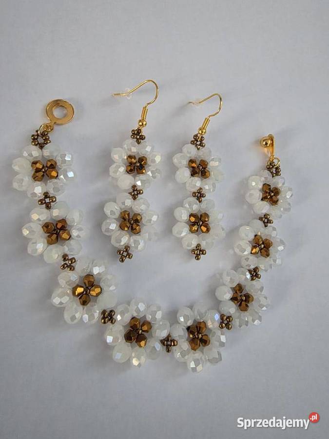 Damska bransoletka i kolczyki dł 195 Zegarki i Biżuteria Tenczynek