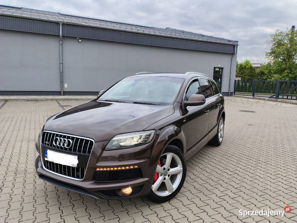Audi Q7 30 Diesel 2010r LIFT SLinne MOKKA Alu 20 diesel śląskie Wilamowice