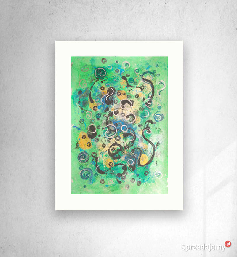 abstrakcyjny rysunek A3 nowoczesny obraz