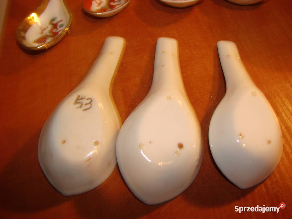 chińskie porcelanowe łyżki do zupy Pruszcz Gdański