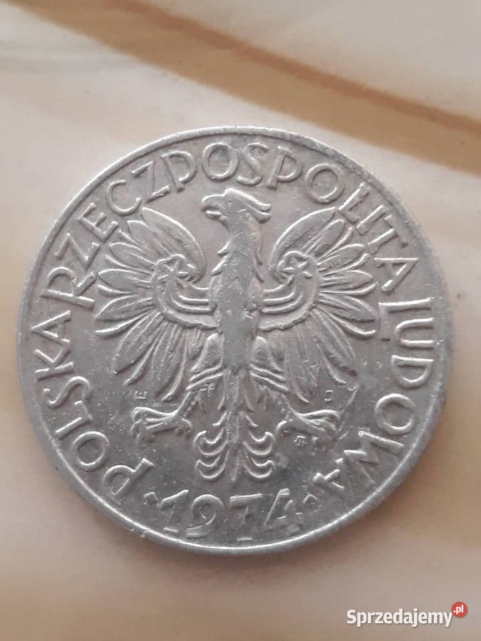 5 Rybak 1974 r Trawka Skrętka rzadkość Numizmatyka wielkopolskie
