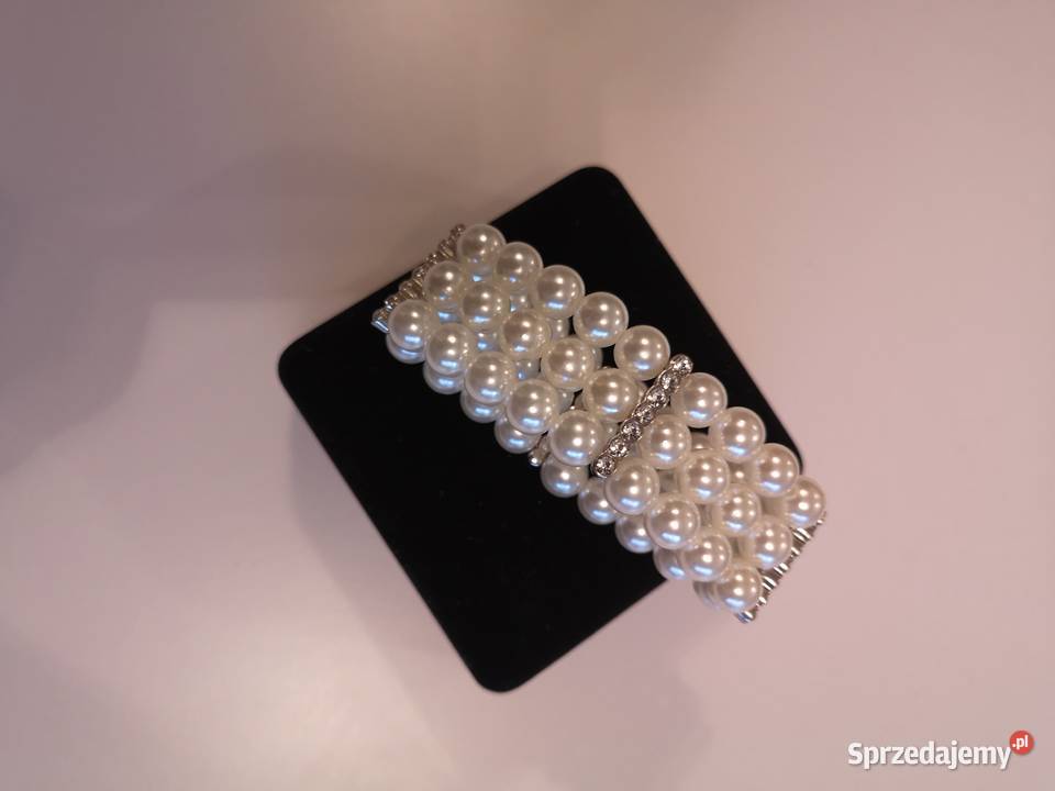 Bransoleta z pereł idealna na prezent