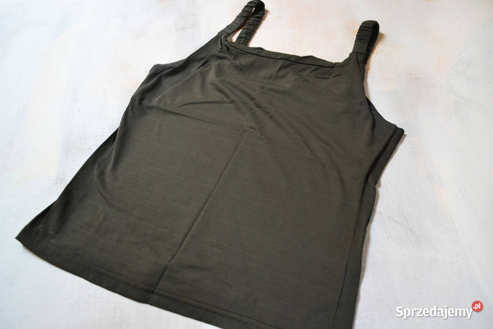 koszulka khaki top S 36 RC COLLETION RAGAZZA Na ramiączkach Warszawa