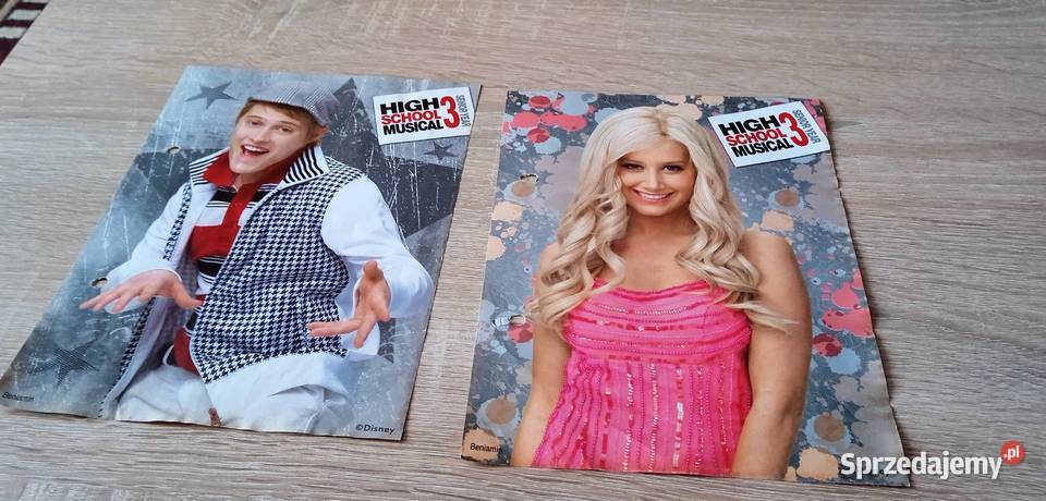 Karteczki do segregatora high school musical 3 zachodniopomorskie Szczecin