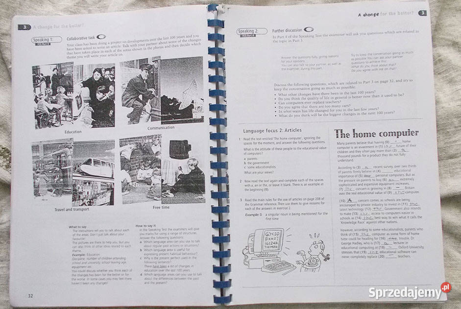 język angielski ćwiczenia FCE angielski skrypty Szczecin sprzedam