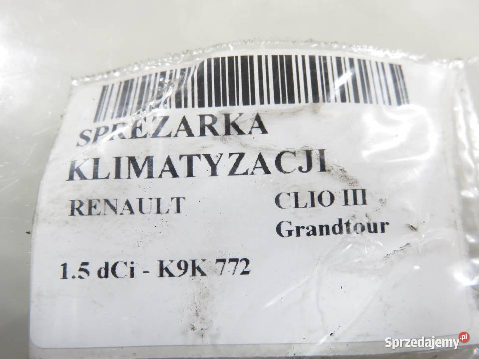 KOMPRESOR KLIMATYZACJI RENAULT CLIO III 15 dCi osobowe
