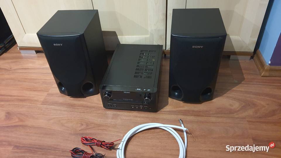 Amplituner wieża Teac CRH248 głośniki Sony