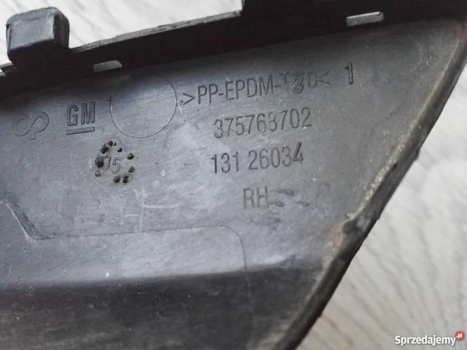 OPEL ASTRA H Prawa Zaślepka Spryskiwacza Przód osobowe wielkopolskie Międzychód