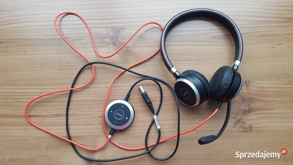 Jabra Evolve 40 HSC017 słuchawki przewodowe Pilot Warszawa sprzedam