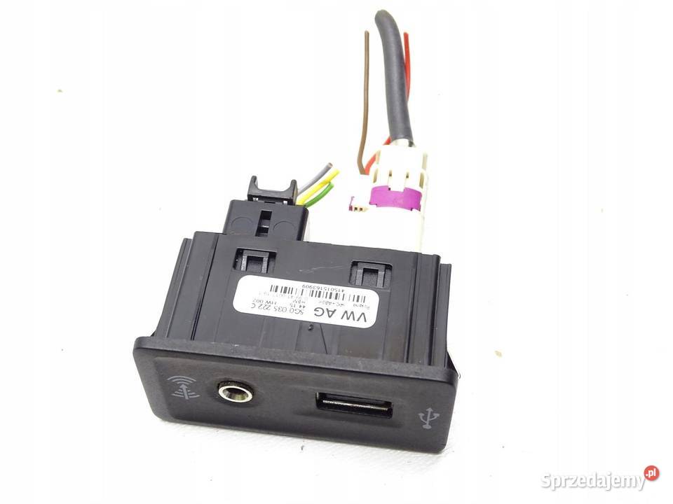 GNIAZDO PRZEŁĄCZNIK WEJŚCIE AUX USB 5Q0035724 małopolskie