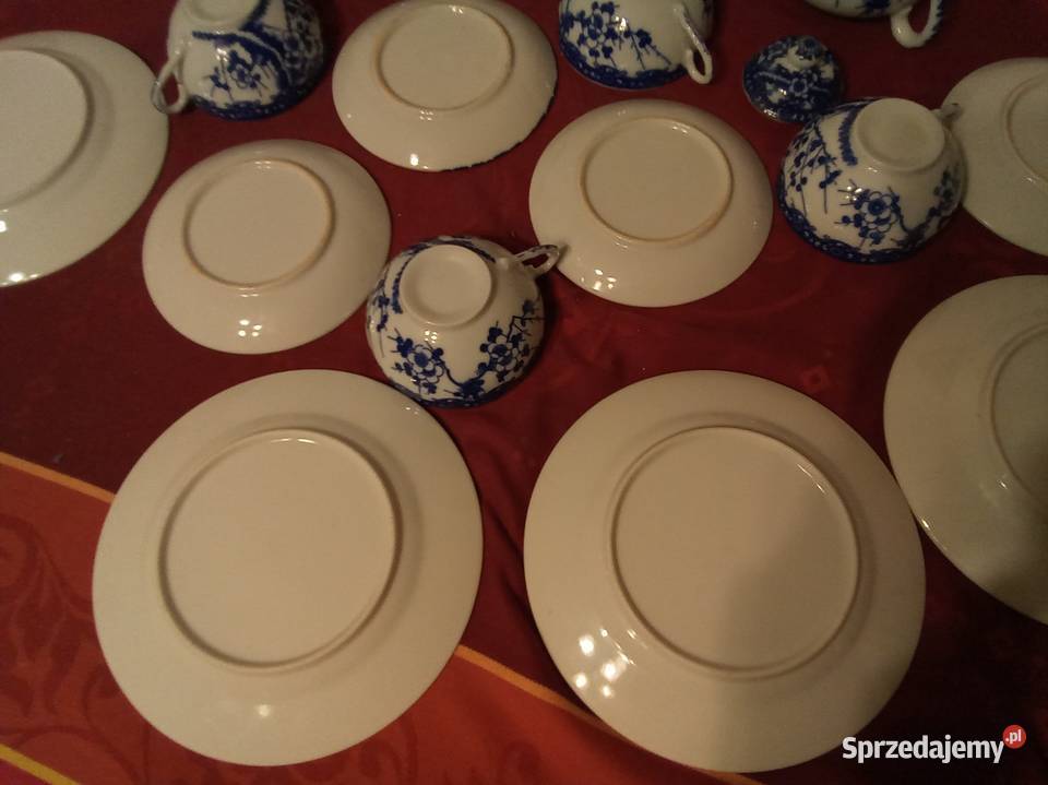 Porcelanowy serwis do herbaty lata 50te mazowieckie Warszawa sprzedam