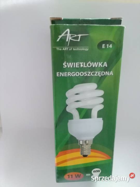 Świetlówka i energooszczędna 15w E 14 Łódź