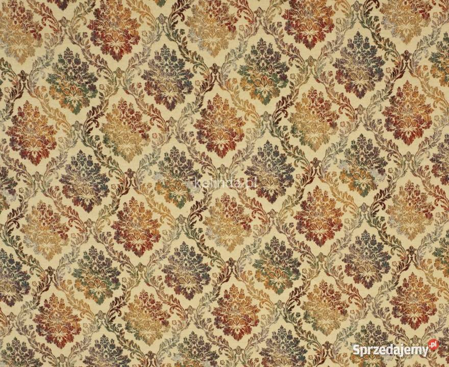 Medaliony materiał tapicerski obiciowy żakardowy mazowieckie Warszawa