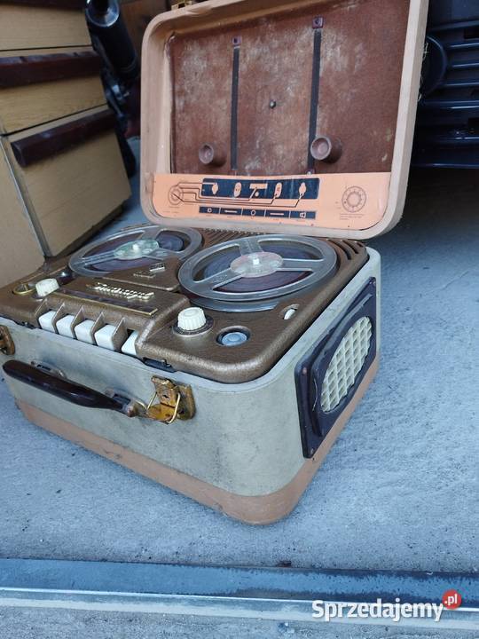 Magnetofon Szpulowy RFT Szmaragd łódzkie Kurów sprzedam