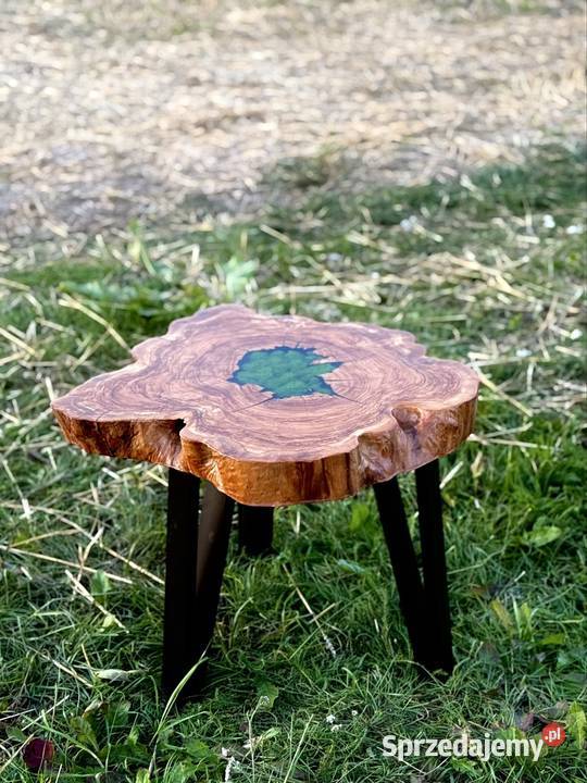 Stolik kawowy z Plastra Drewna Oliwnego łódzkie Skierniewice