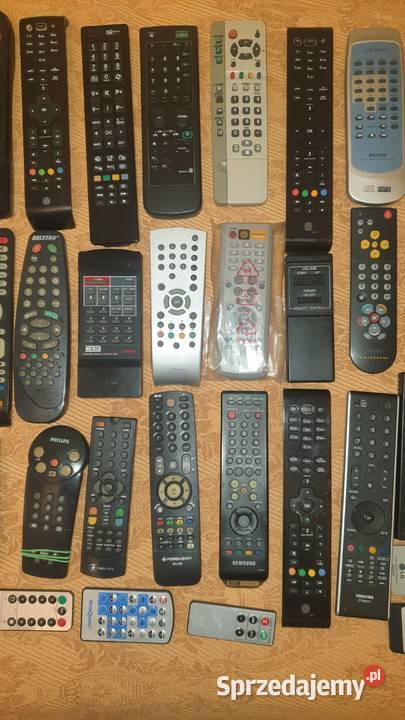 75 sztuk różnych starszych pilotów VIDEO TV Piloty sprzedam