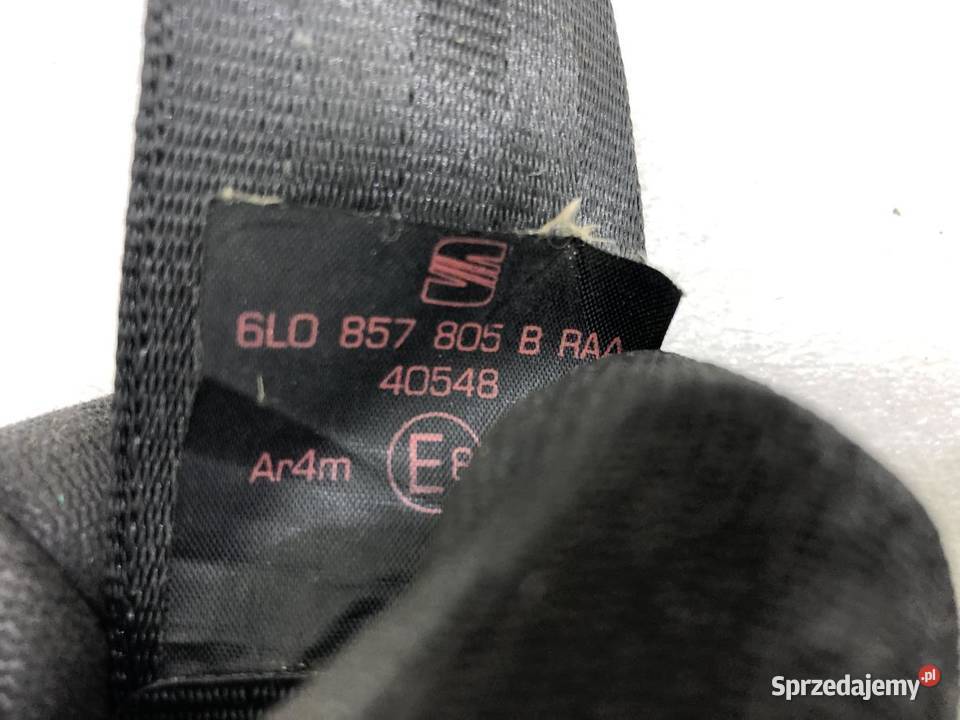 PAS BEZPIECZEŃSTWA PRAWY TYŁ SEAT IBIZA III 0208 Pasy bezpieczeństwa
