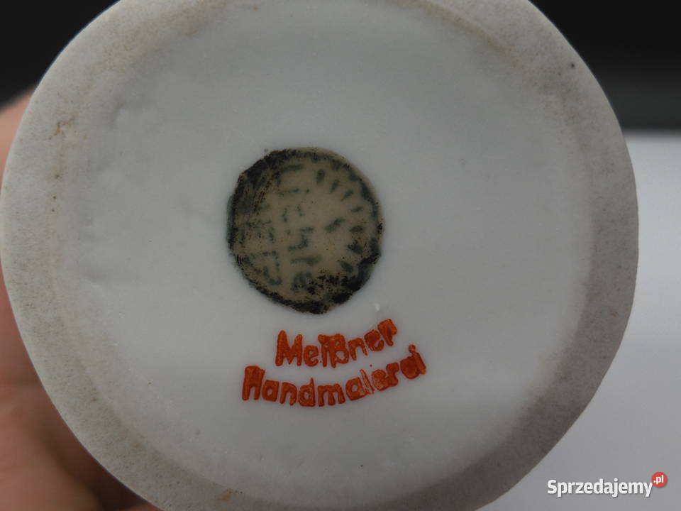 Porcelanowy wazonwazonik Meiner Handmalerei Raszków sprzedam