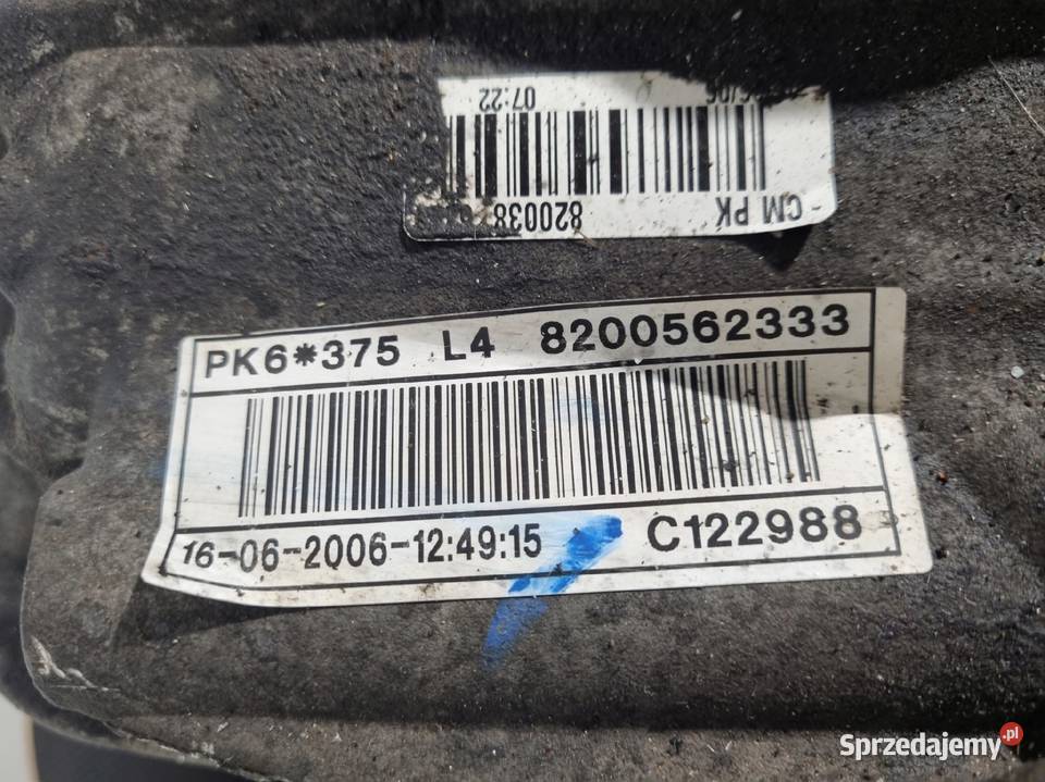 SKRZYNIA BIEGÓW Renault Trafic Opel Vivaro 19 Chełm sprzedam