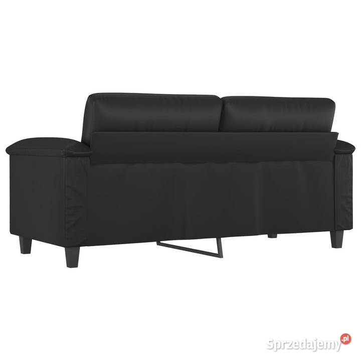 2osobowa sofa czarna 140 sztuczna skóra WM359583 Warszawa
