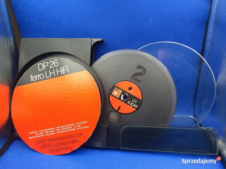 Szpule Taśmy magnetofonowe BASF Agfa 4 18 5 Warszawa