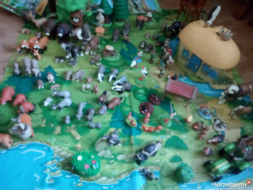 Przyjaciele z lasu Deagostini 70 książek figurki podkarpackie Skołoszów