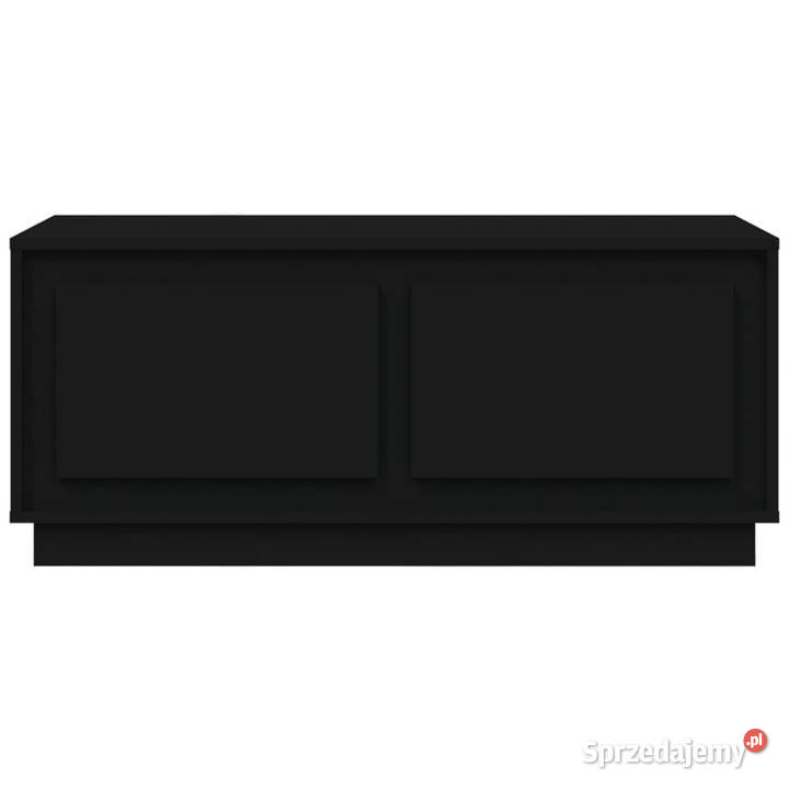 Stolik kawowy czarny 102x50x44 materiał Warszawa