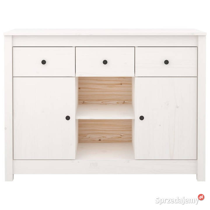 Szafka biała 100x35x745 drewno sosnowe WM814550 Warszawa