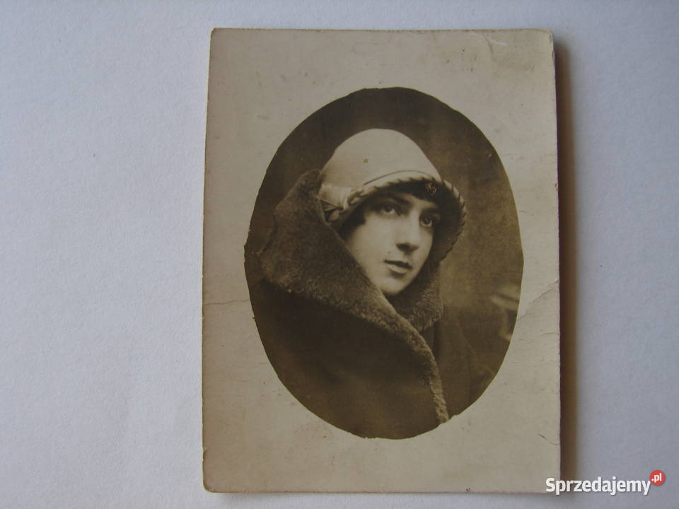 Strzegowo 1928 stare zdjęcie dziewczyna modelka Warszawa