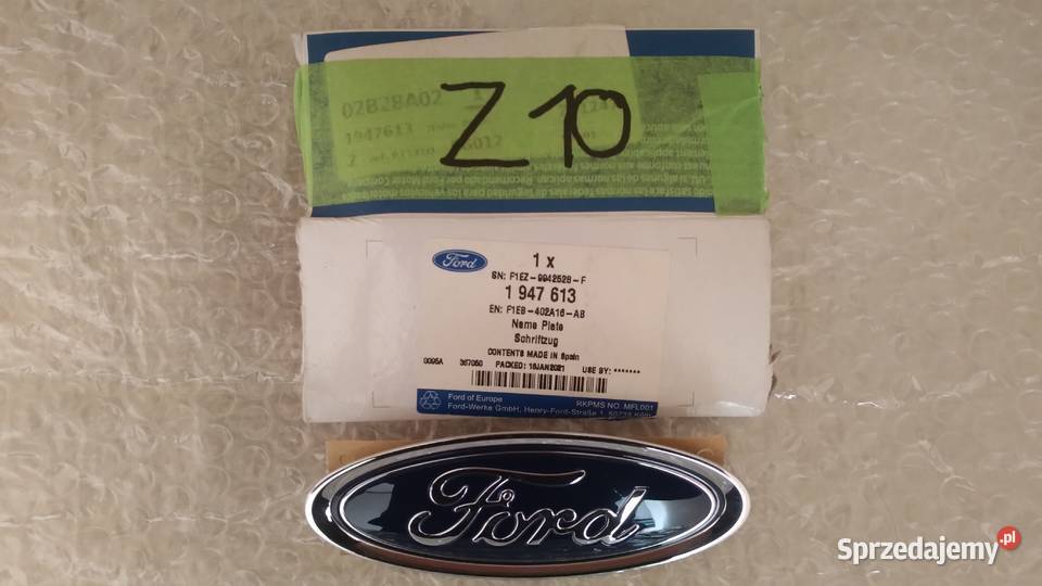 EMBLEMAT ZNACZEK TYŁ FORD FOCUS FIESTA PUMA OEM Żukowo