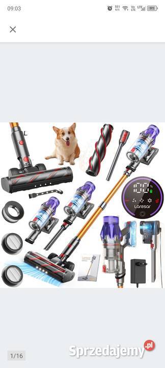 Odkurzacz pionowy bezprzewodowy AGD drobne Lublin