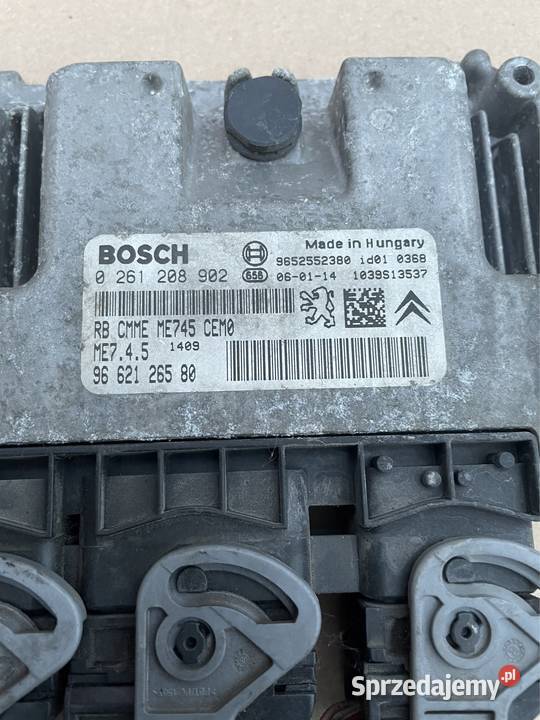 Sterownik silnika 9662126580 Citroen c3 lift 16 osobowe Szczecin