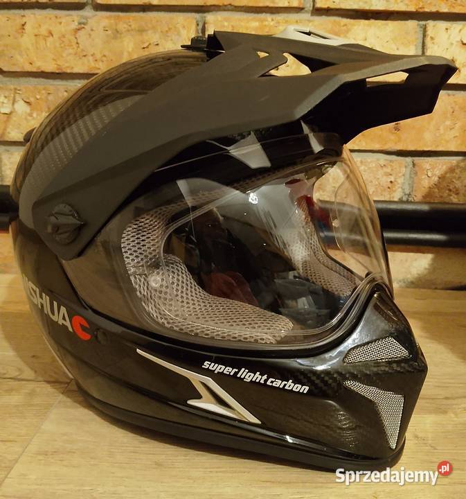Kask Nischua Enduro carbon super light rozmiar M wielkopolskie Ostrów Wielkopolski