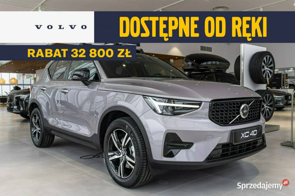 Volvo XC 40 Plus Dark B3 Mild Hybrid Benzyna światła do jazdy dziennej Łódź