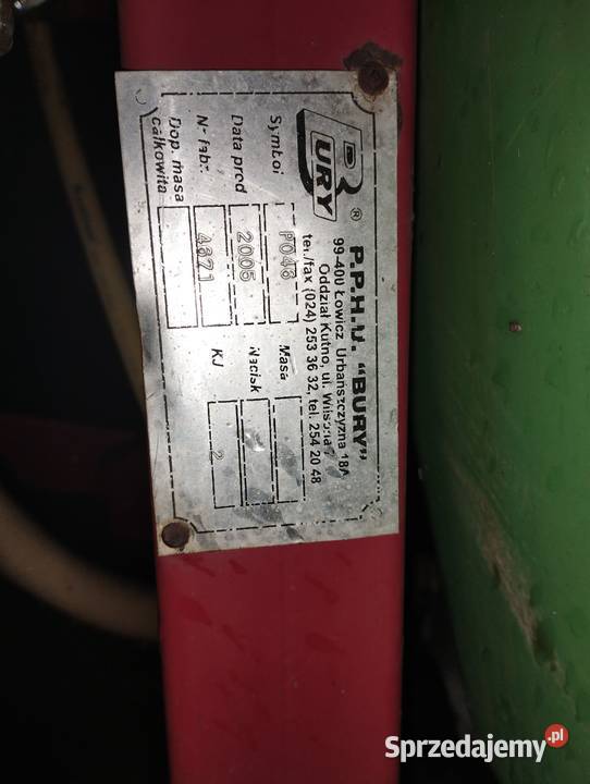 Opryskiwacz 400l nieuszkodzony