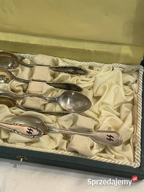 Zestaw 6 łyżeczek SS w pudełku z kantyny Kraków sprzedam