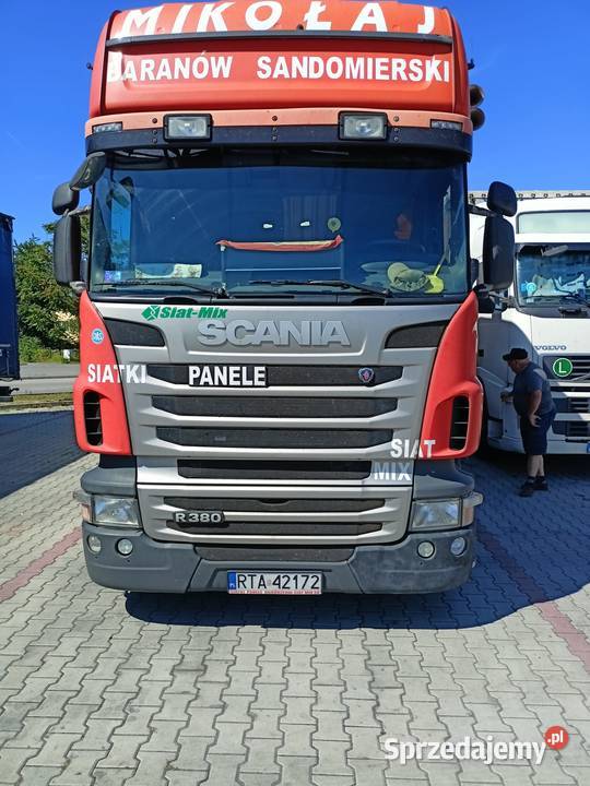 SCANIA R380 Tandem zestaw 2x77 JUMBO podkarpackie Baranów Sandomierski