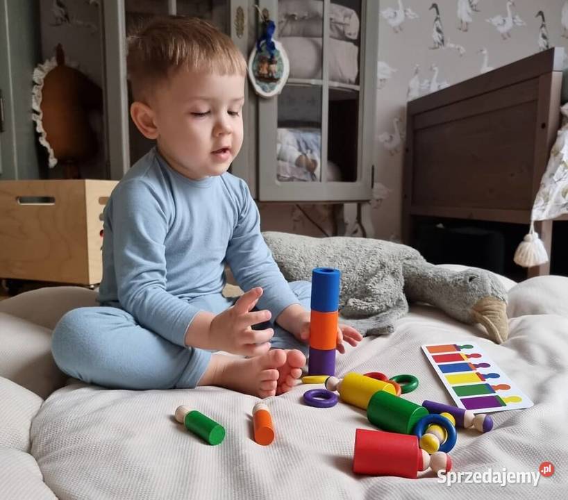 Sorter kolorów ludziki układanka lewopółkulowa 12m+ łódzkie Zduńska Wola