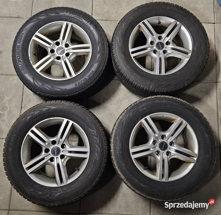 4 koła alu 16 rozstaw śrub 5x1143 65JJx16 H2