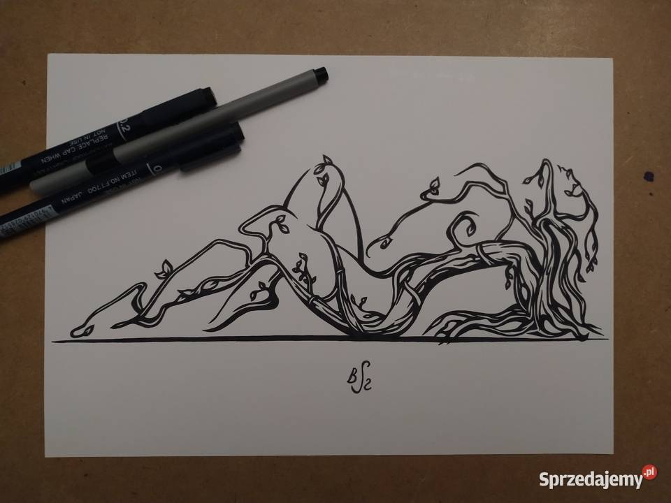 Rysunek drzewna cienk blok t A4 250 gm2 Warszawa