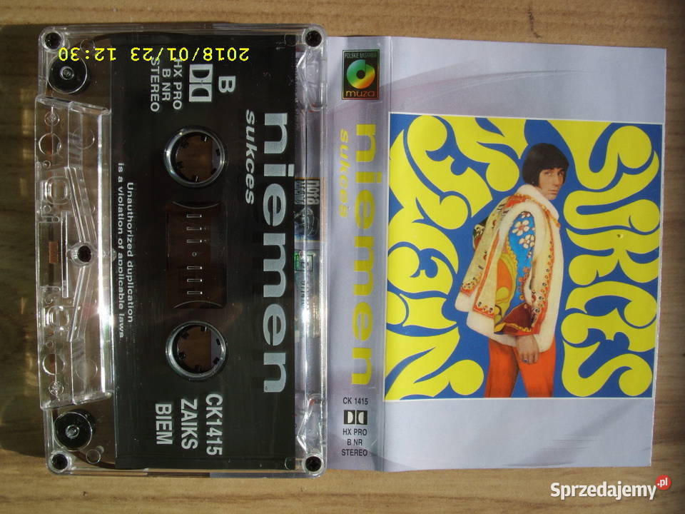Rock kaseta CZESLAW NIEMENSukces Muxa 1997 Wołów