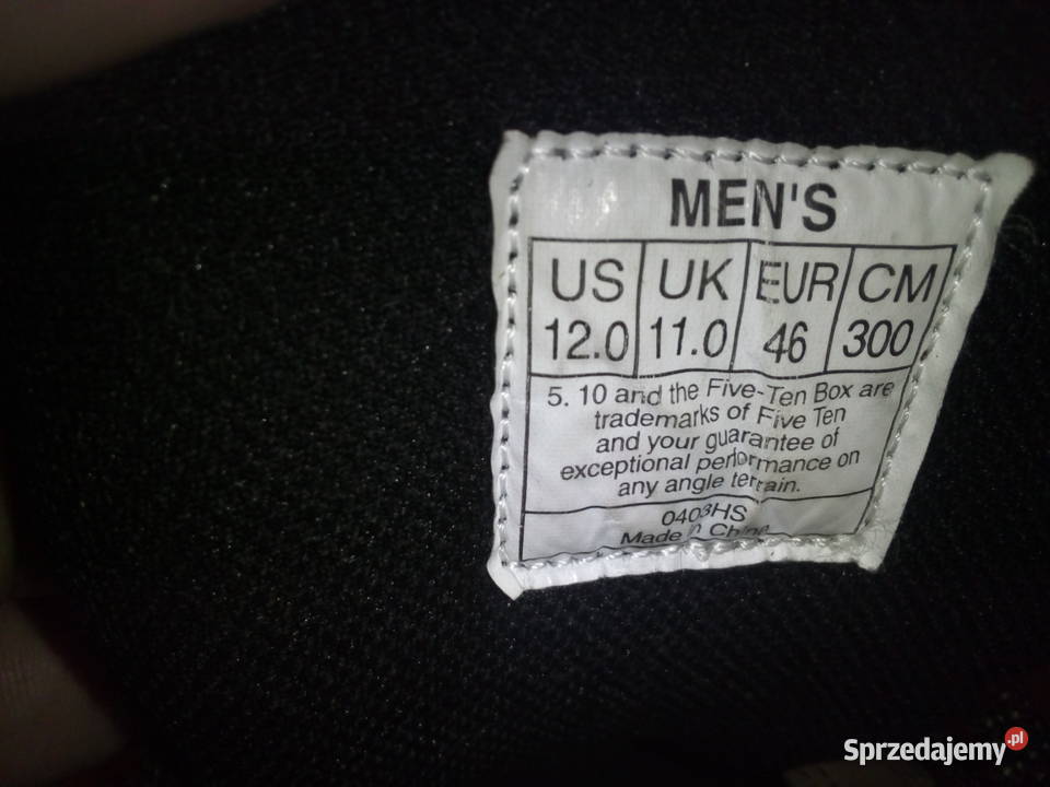 Buty męskie trekkingowe FIVE TEN 5ten skóra Zebrzydowa