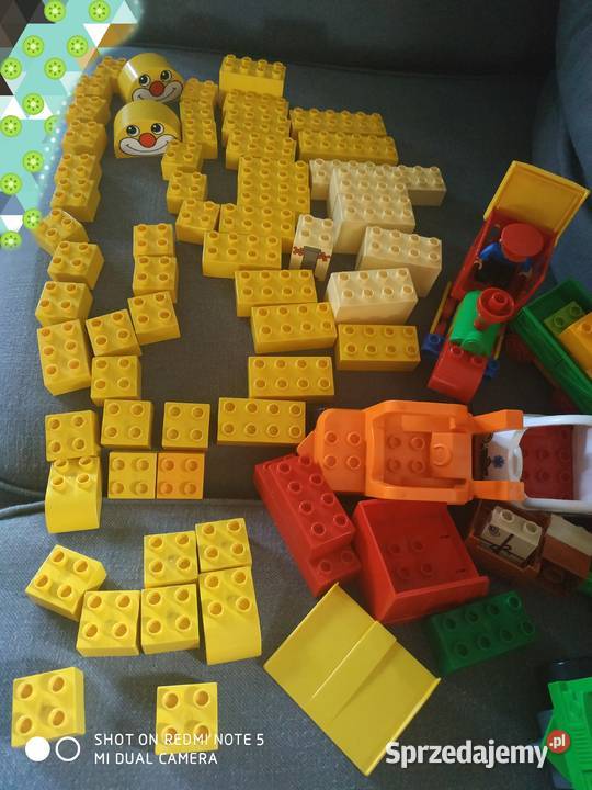 LEGO Duplo zestaw pociąg koparka traktor zygzak Józefów