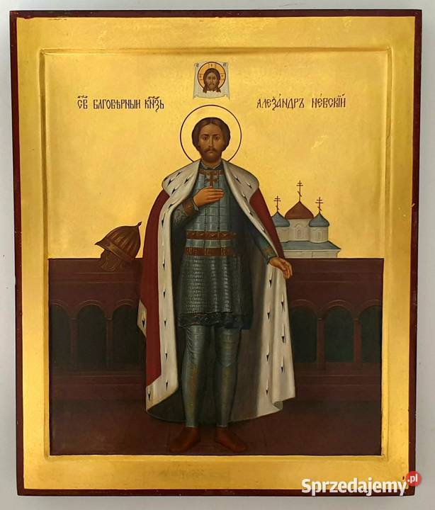 Ikona Święty Aleksander Newski 047 Warszawa sprzedam