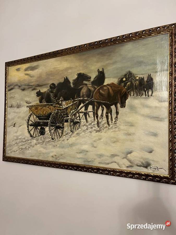 Obraz olejny na płótnie sprzedam