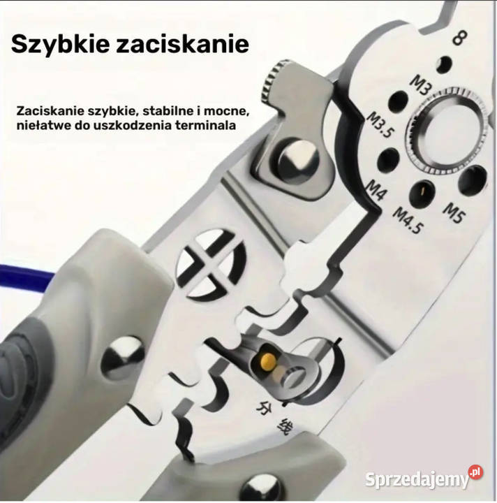 Wielofunkcyjne szczypce elektryków OBCINACZKI wielkopolskie Swarzędz