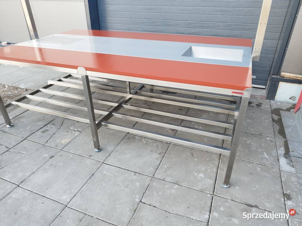 Stół do produkcji kebaba wbudowane dwie wagi Biznes i Przemysł małopolskie