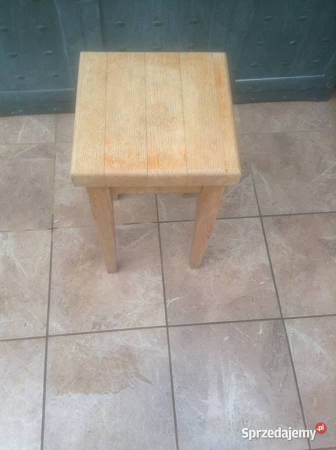 Taboret ogrodowo tarasowyz litego drewna o wym Meble ogrodowe